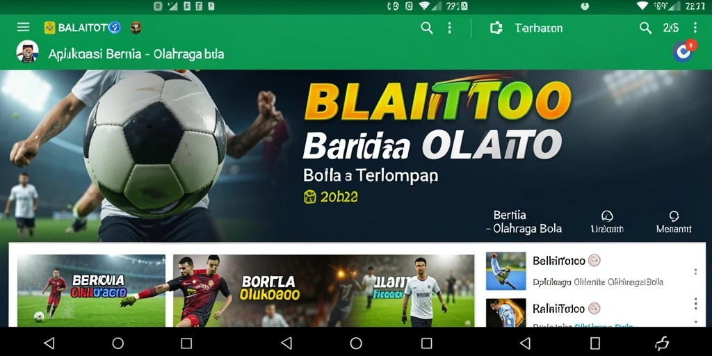 Antarmuka aplikasi BALAITOTO yang menarik dan mudah dinavigasi.