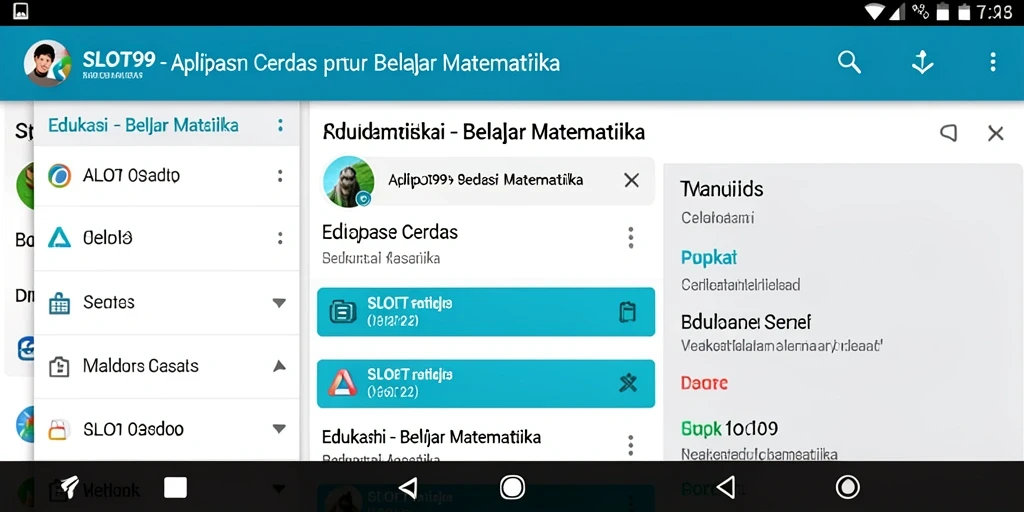 Tampilan antarmuka SLOT99 yang interaktif dan edukatif.